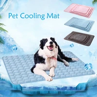 dog cooling mat pad summer dog beds mats blue pet ice pad cool cold silk moisture proof cooler dog bed