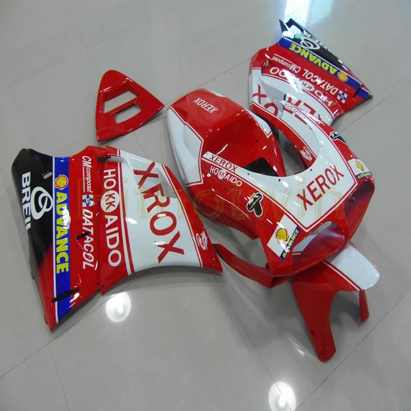 Bolts+Custom red silver Motorcycle cowl for 748 916 996 1996 1997 1998 1999 2000 2001 2002 ABS motor Fairing kit M2 | Автомобили и