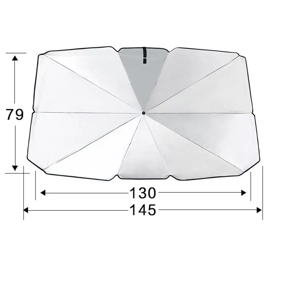

Car Sunshade Window Sunscreen Heat Insulation Board Umbrella Type Artifact Telescopic Car Front Windshield Glass Shading Cloth