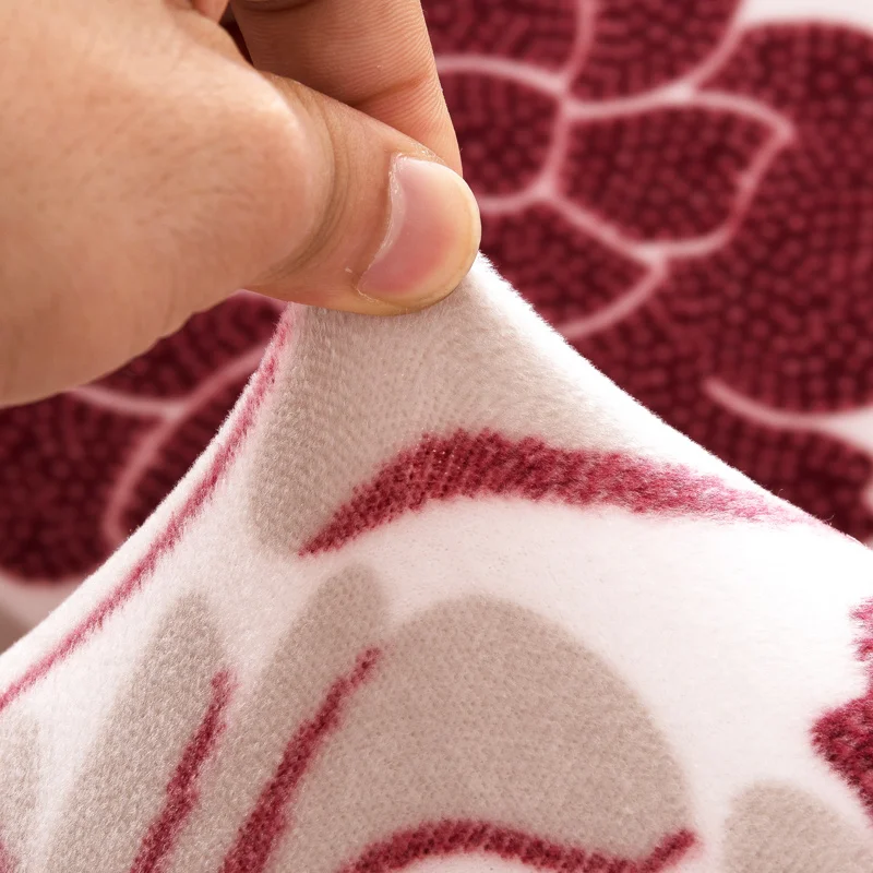 Теплый плюшевый чехол для дивана плотный эластичный зимний чехлы гостиной 1/2/3/4