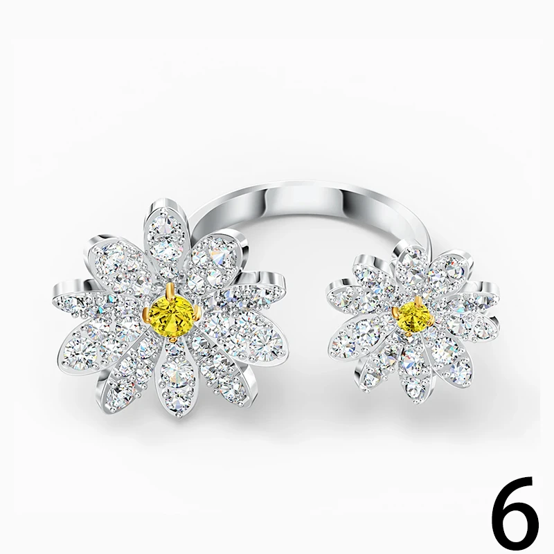 

SWA Fashion Jewelry Original Charming Eternal Flower Series Little Daisy Bee Lady Jewelry Set Necklace Earring Romantic Gift