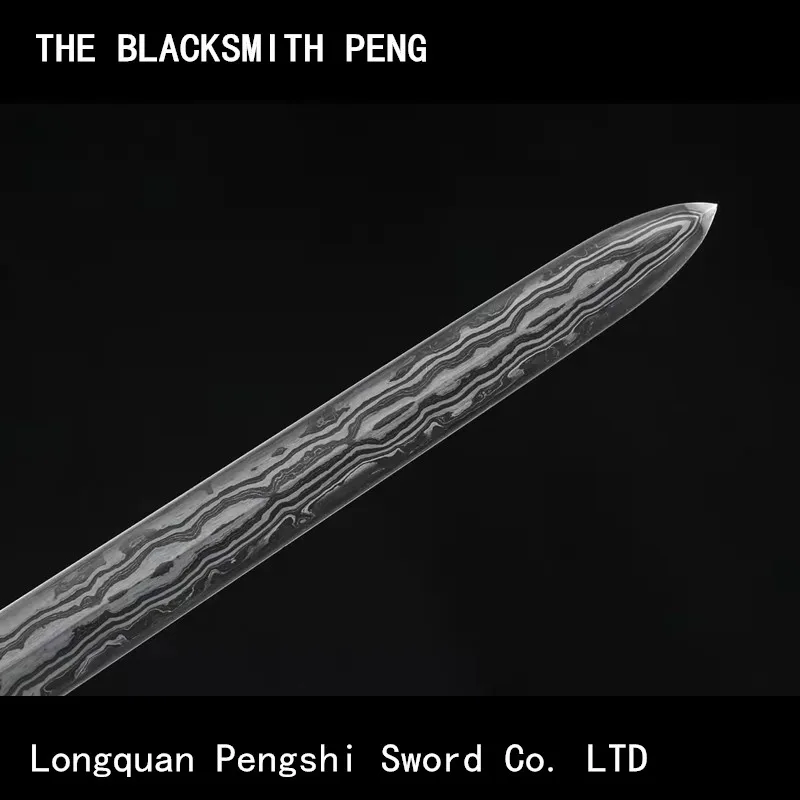 Высококачественные кованые китайские мечи Longquan Umbila scabbard из стерлингового