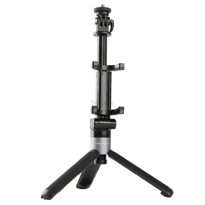 selfie stick tripod 9 вариантов PGYTECH DJI OSMO Карманный держатель для телефона адаптер крепление штатива селфи палка ручной карданный аксессуары - Цвет: selfie stick tripod