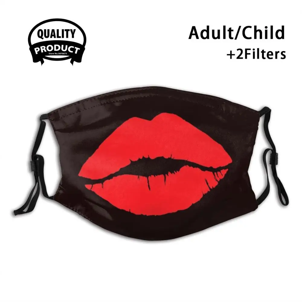 

The Kiss Face Mask Face Mask Washable Filter Summer Hot Sale Masks Adam Driver Masks Ben Masks Reylo Masks Adam Driver