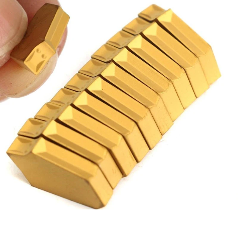 

10pcs ZCC 4mm Parting Plate ZQMX4N11-1E Tungsten Carbide Part Insert for Steel Equival to SPB400