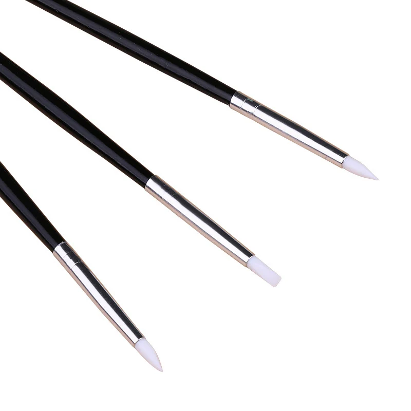 5 шт./компл. прозрачные силиконовые Гель лак для нейл арта наконечник 3D
