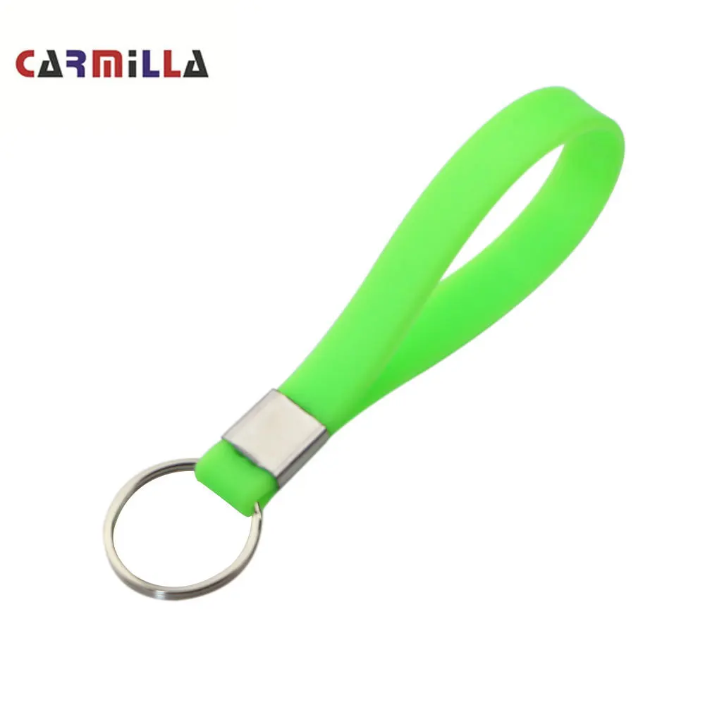 Для стайлинга автомобилей Силиконовые Автомобильный брелок для ключей женский