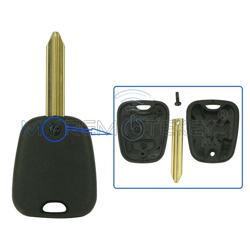 Чехол для дистанционного ключа с 2 кнопками SX9 blade для Citroen Xsara Picasso Berlingo 2002 2003 2004 2005 2006 2007 remtekey (art.: 7a5c8181a) - 7a5c8181a