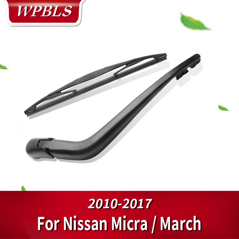 WPBLS задний стеклоочиститель и рычаг для Nissan Micra/марта 2010 2011 2012 2013 2014 2015 2016