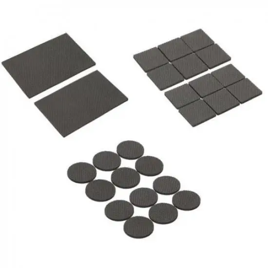 Self Adhesive Sticky Felt Pads Black Furniture Tabs Wood Floor Scratch | Дом и сад