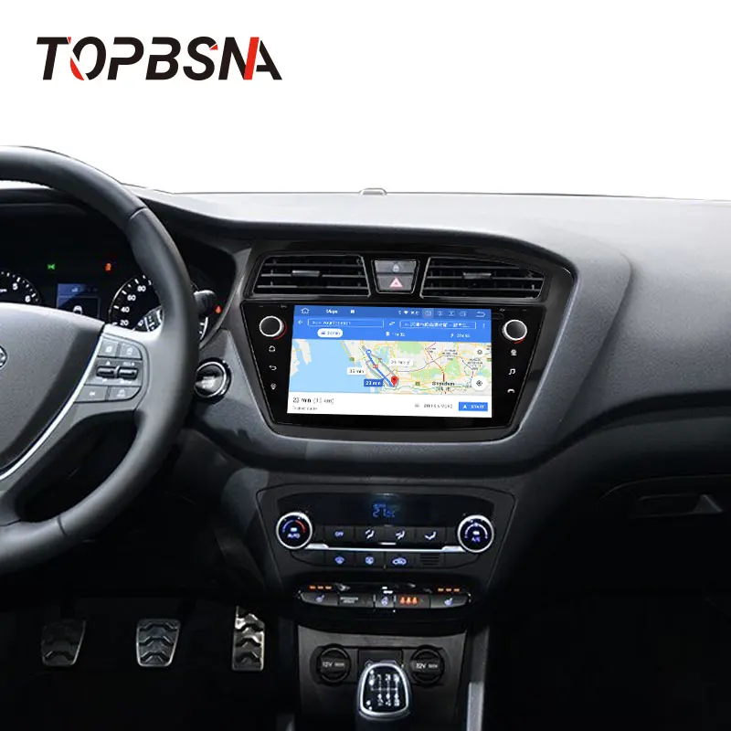 

TOPBSNA, DVD- Android 10, GPS, Wi-Fi, HYUNDAI I20 2015-2017, 2 Din