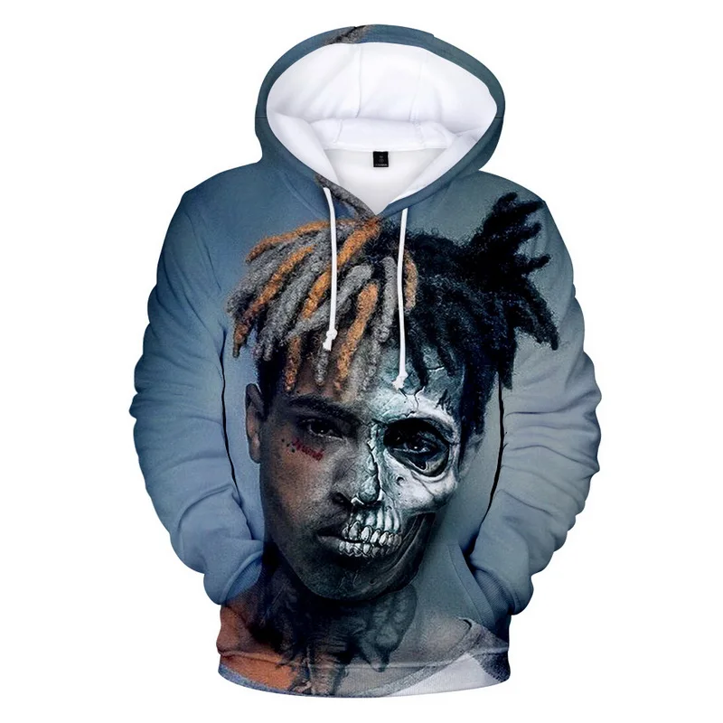 P Xxxtentacion толстовки стильные мужские брендовые модные толстовки образец 3D принт осенние пуловеры с длинными рукавами в стиле хип-хоп Большие размеры - Цвет: P