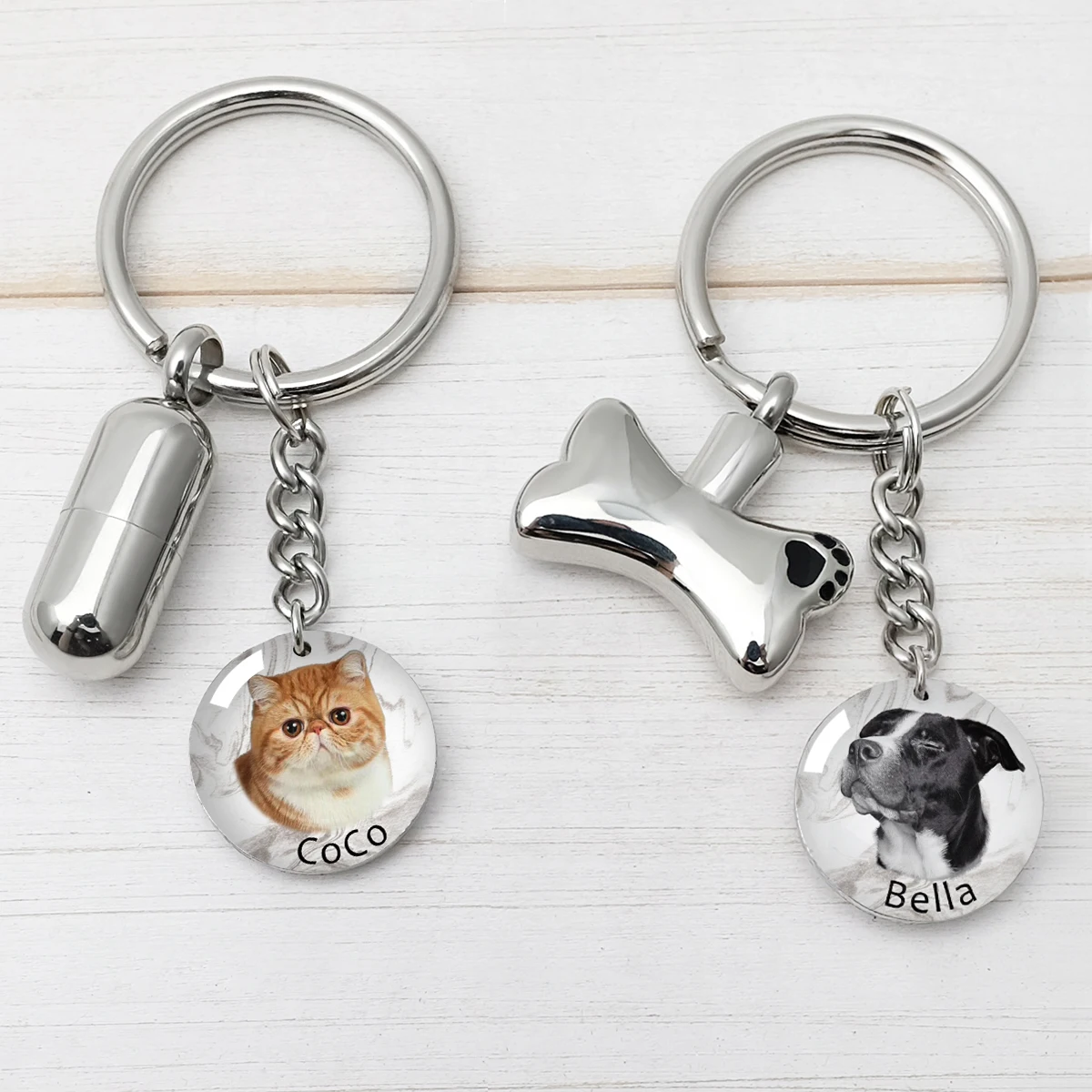 Personalized Pet Cylinder Cremation Urn Keychain,Custom Dog Urn Keychain with Photo,Cat Keepsake Ashes Keyring,Pet Memorial Gift personalized custom cremation of ashes urn dandelion urn keepsake jewelry to commemorate the beloved human ashes
