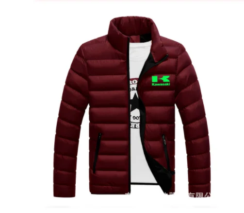 Kawasaki зимняя куртка для мужчин 2019 Новая мужская мода стоячий воротник Мужская