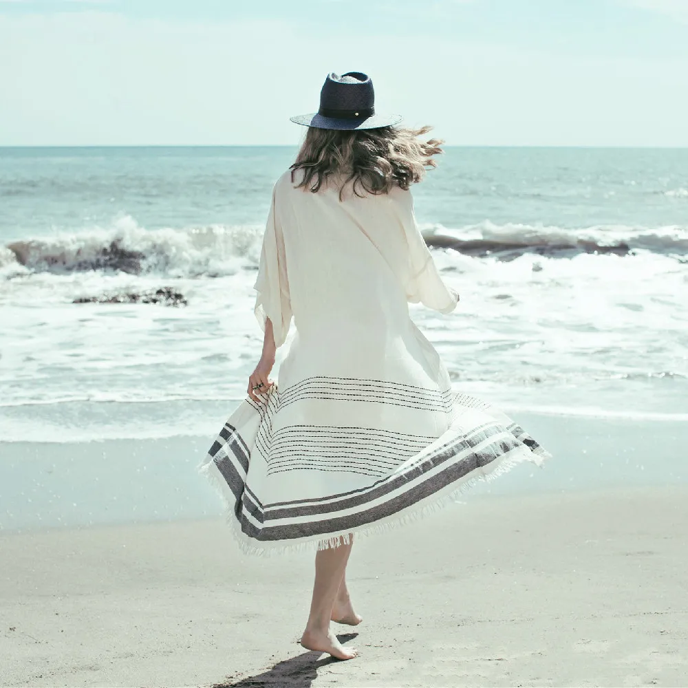 Туники для пляжа купальник накидка женский длинный кафтан Пляжная пляжная