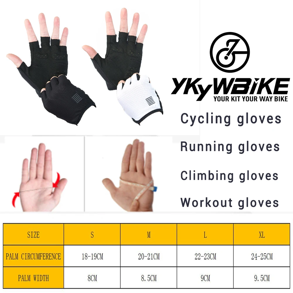 

Road Gloves Bicycle Gloves Mountain Bike Half Finger Gloves Mens Summer Bicycle Bicycle Gloves