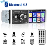 1din 4 1 touchscreen car mp5 player dc 12v multimedia autoradio stereo audio 4 2 voice bluetooth control video fm radio player