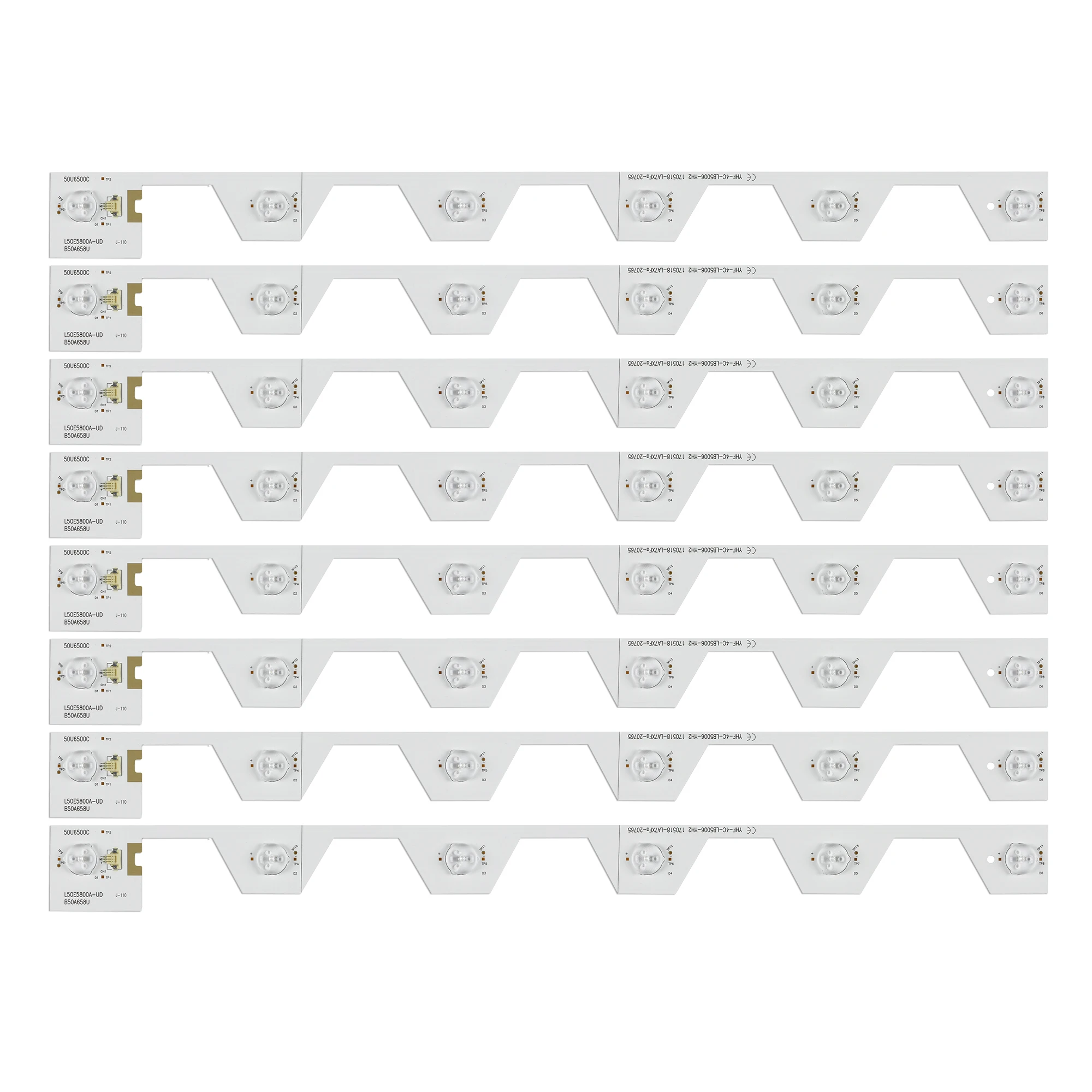 Светодиодные ленты для TCL 50 "ТВ TMT_50E5800_8X6_3030C SW-4C-LB5006-YH2 4C-LB5006-HR2 L50E5800A B50A658U D50A620U 50U6500C