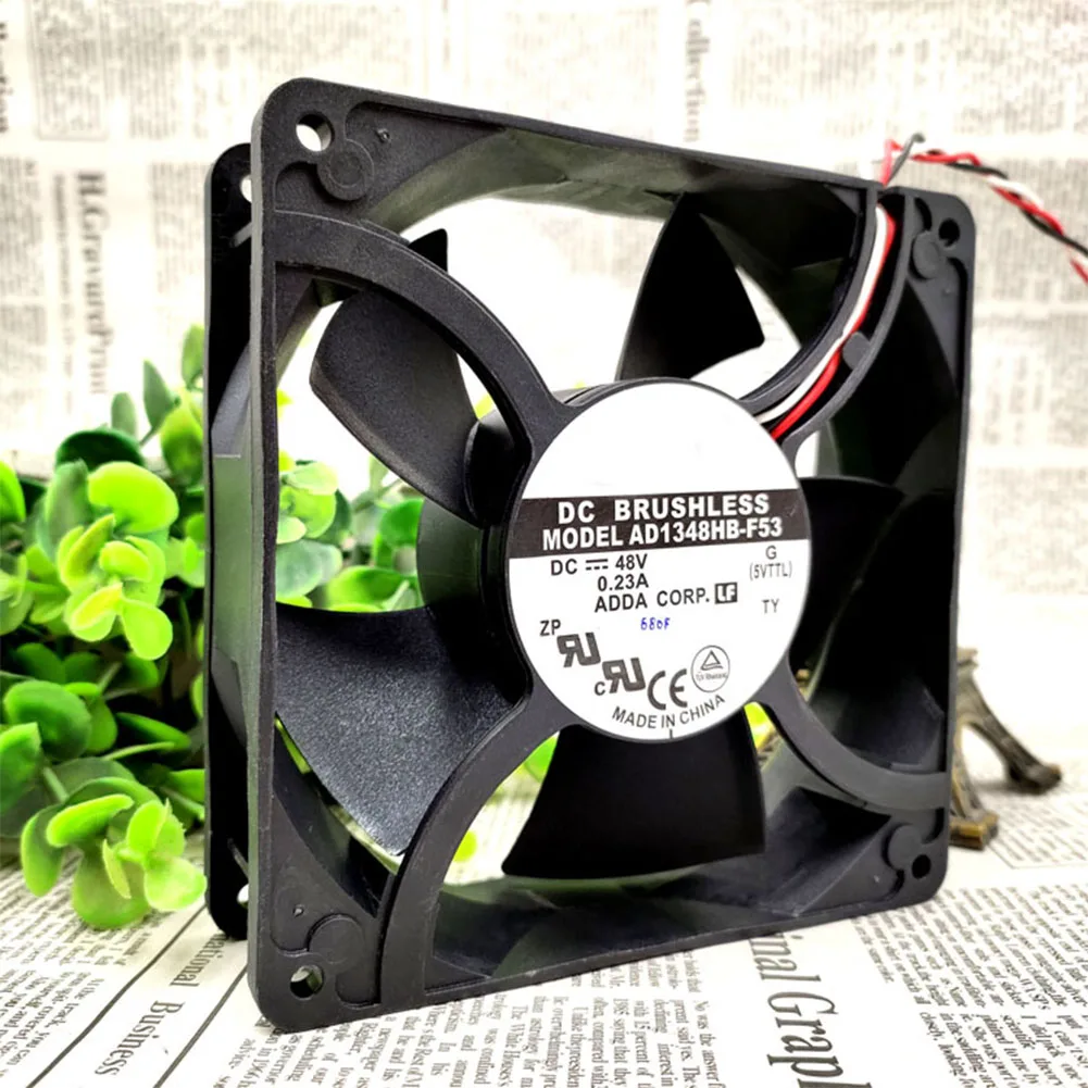 

For ADDA AD1348HB-F53 127*127*38mm 48V 0.23A Axial Cooling Fan 3pin
