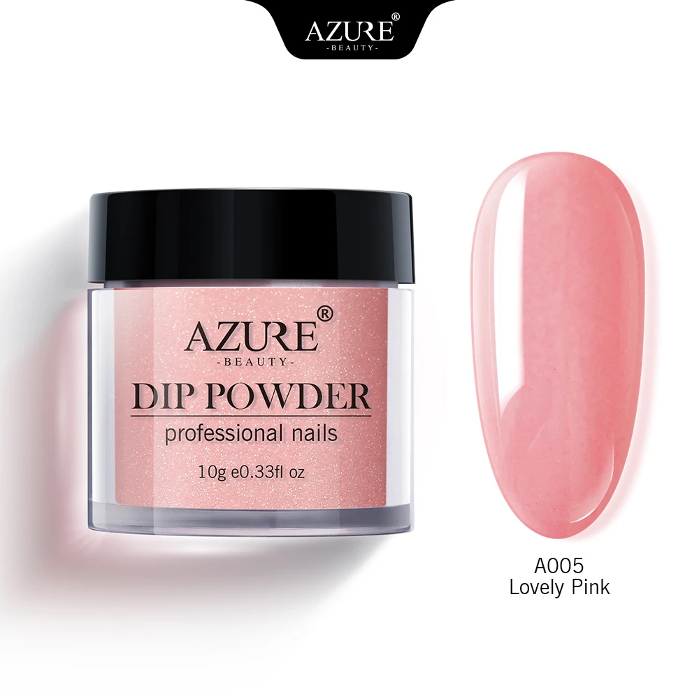 A005 Azure beauty 10 г светящийся погружающийся порошок светится в темноте флуоресцентный глиттер пудра светящийся пигмент Dip порошок Дизайн ногтей украшения - Цвет: A005