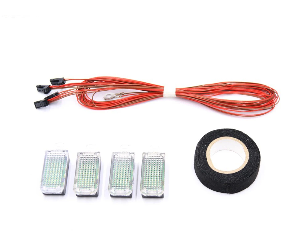 

LED Footwell Light For VW GOLF 5 6 JETTA MK5 MK6 TIGUAN TOURAN PASSAT B6 B7 CC