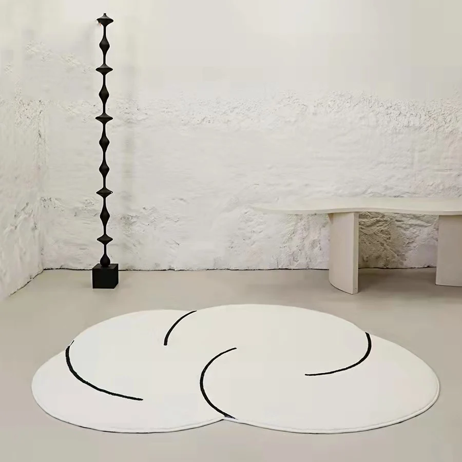 

Cartoon Cloud Ins Living Room Carpets Child Kid Room Rug Soft Baby Crawling Mat Nordic Bedroom Carpet Plush Bedside Mat Rug