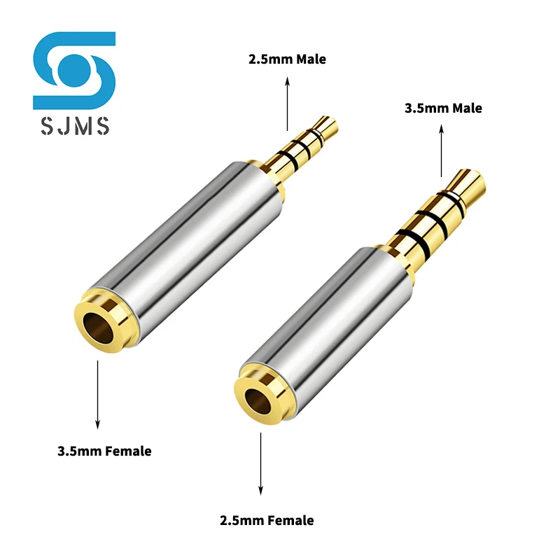 

3.5MM Male to 2.5MM Female / 2.5MM Male to 3.5MM Female Adapter Converter Stereo Audio Headphone Jack