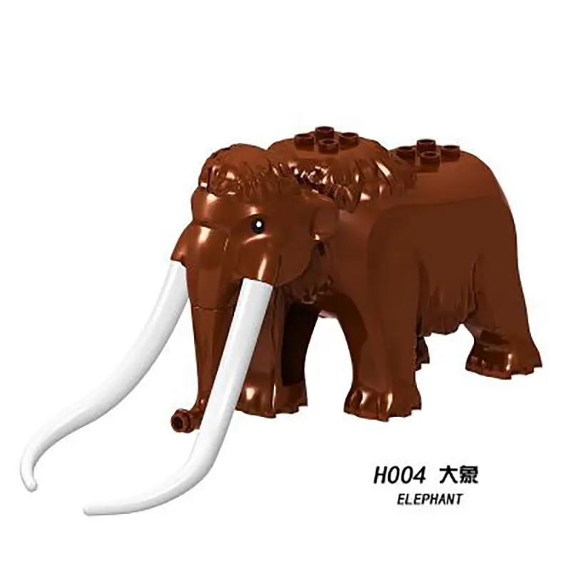 

New Classic Wild Animals Assemble MOC Dinosaur Bear Shark Figures Models Building Blocks Diy Toys Children Kids Diy Bricks Gifts