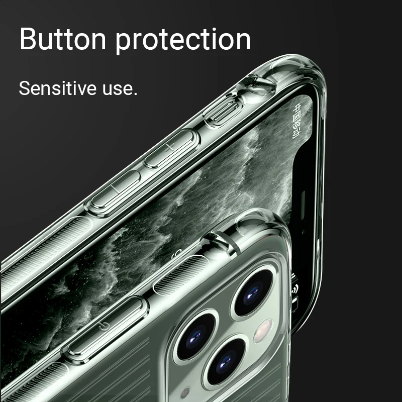 hoco противоударный прозрачный чехол для iphone 11 11Pro Pro Max TPU защитная крышка телефона