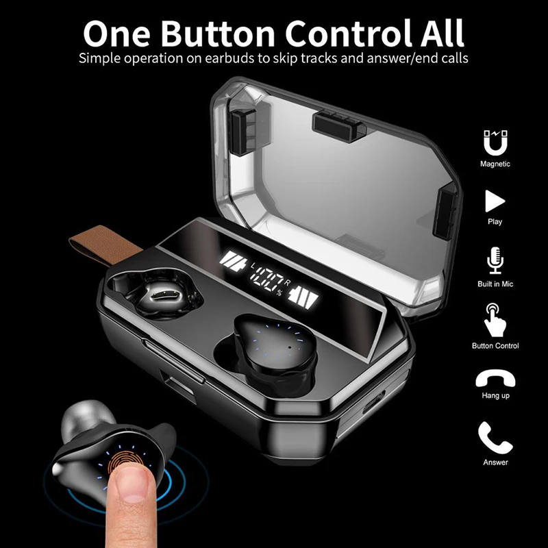 Фото Bluetooth наушники X12 TWS беспроводные bluetooth гарнитура IPX7 водонепроницаемые Bluetooth наушники X12 TWS беспроводные bluetooth гарнитура IPX7 водонепроницаемые