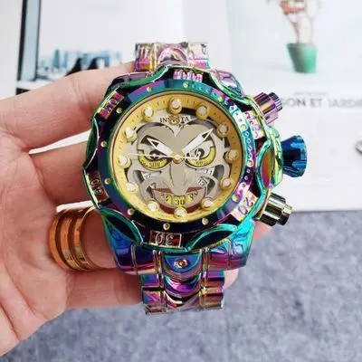 

Men's high end quartz watch battery Watch Gift AAA high quality stainless steel watch Chronograph luminous calendar HY01
