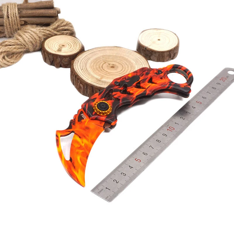 Карманный нож коготь CS GO Counter Strike Karambit складные ножи тактический для выживания