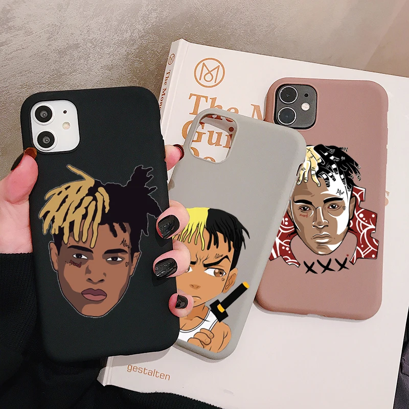 Чехол для телефона XXXTentacion Raper iPhone 11 Pro XR X Xs Max 8 7 6 Plus 6S SE матированные силиконовые