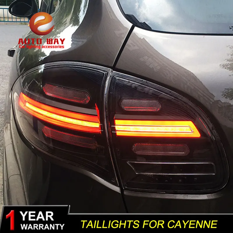 Чехол для задних фонарей автомобиля задний фонарь Porsche Cayenne S 2011-2014 светодиодный