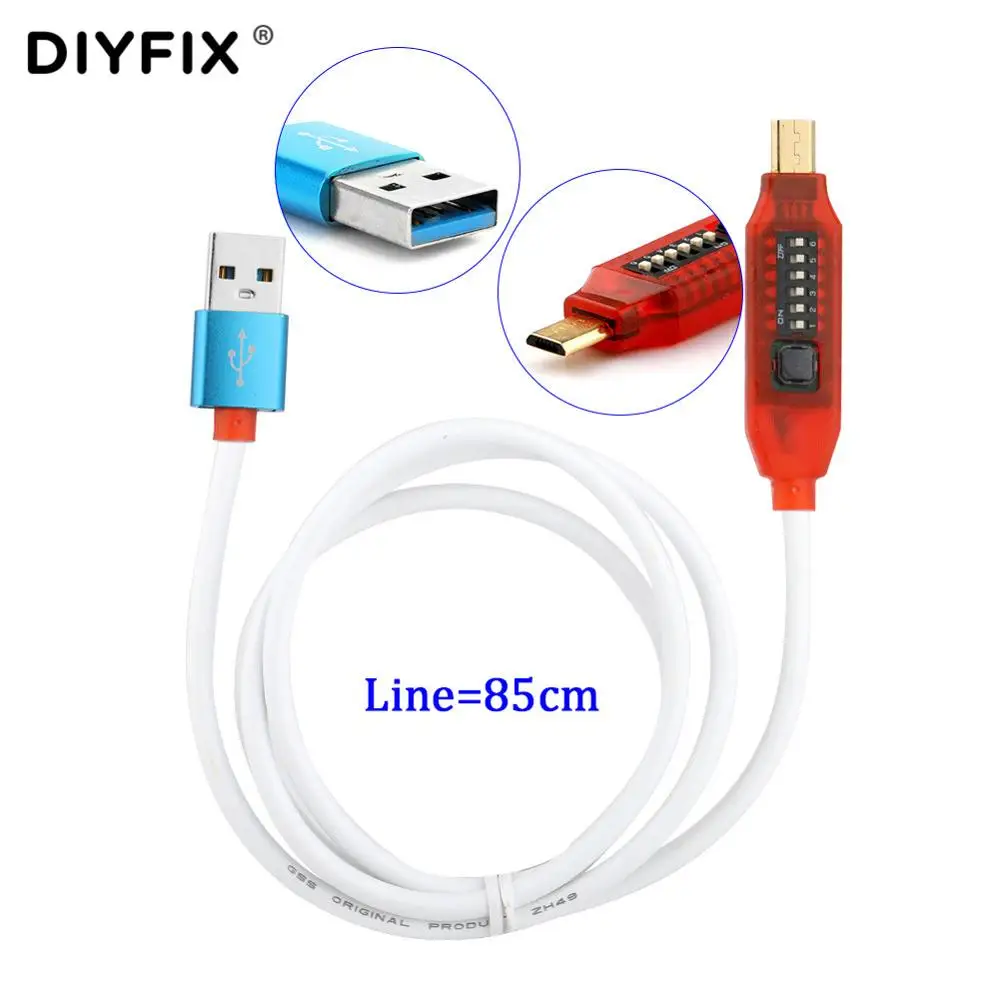 Зарядный кабель Micro USB RJ45 все в 1 для Qualcomm EDL/DFC/9008 режимов поддержка быстрой зарядки