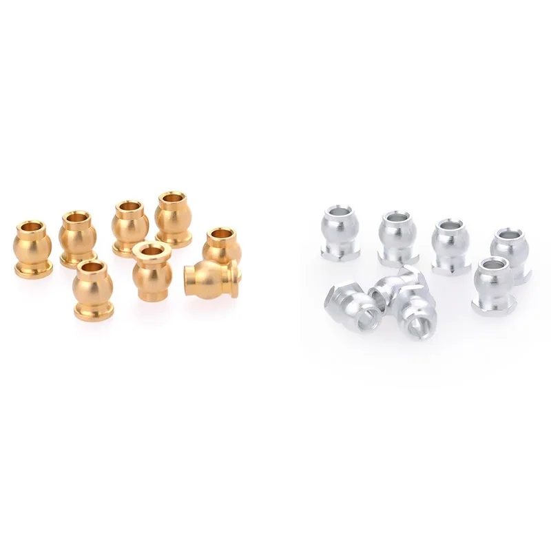 8Pcs Link Rod Metal Ball Bearing Ends Joint Bolt For 1:8 1:10 AXIAL SCX10 II RC Car Truck Scale Crawler Off-Road Me | Электроника