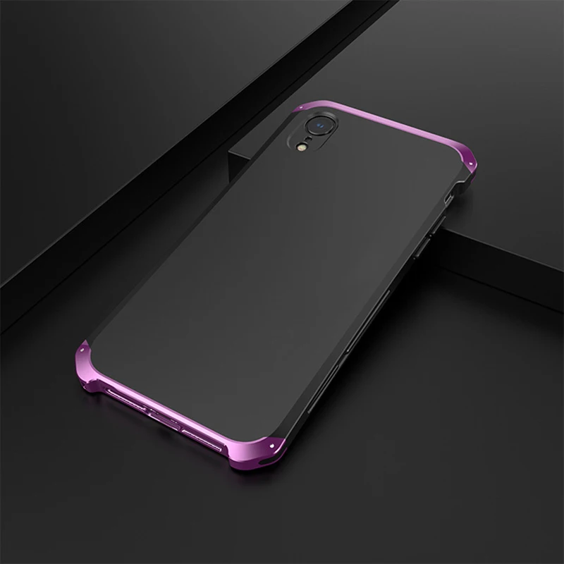 Текстурированная Противоударная металлическая рамка Пластиковая Задняя панель