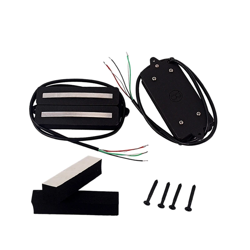 1 компл. Звукосниматель гитары с двойной катушкой 7 струнный шейный мост для крыла