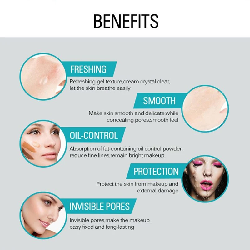 Однородная блестящая УВЛАЖНЯЮЩАЯ основа для макияжа Праймер жидкий натуральный