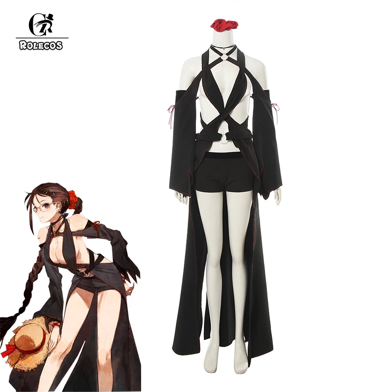 Косплей костюм ROLECOS из игры Fate Yu Miaoyi сексуальное платье акуты хинако для женщин FGO
