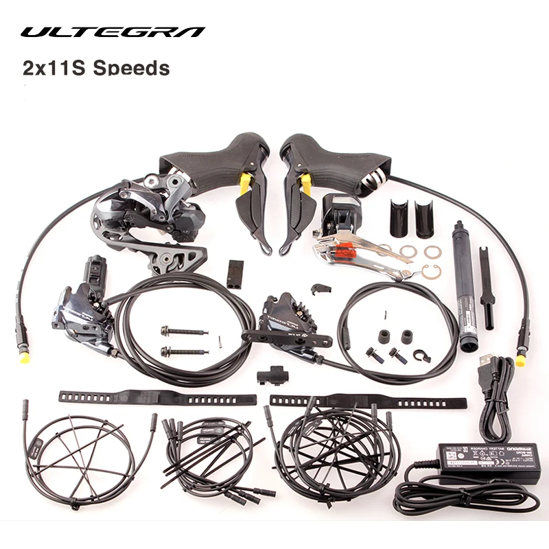 Shimano ULTEGRA R8050 R8070 Di2 электрические части дорожный велосипед Группа Комплект 2x11S