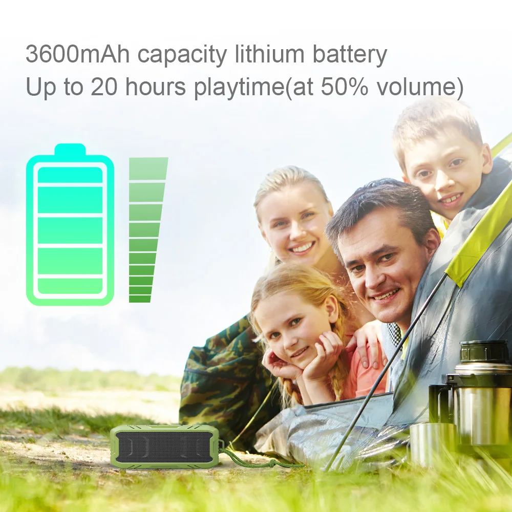 Высококачественная Bluetooth колонка Портативная Беспроводная Громкая компьютерная