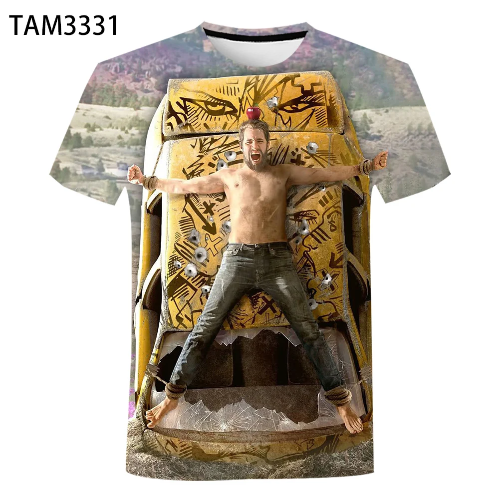 3D Farcry печатная Футболка мужская женская детская 2021 Новая летняя модная футболка