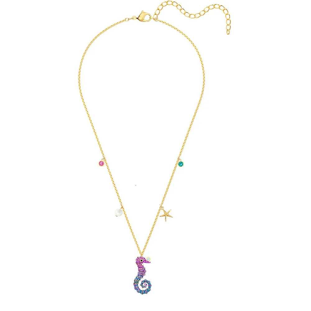 Модный тренд MANDY новый набор морских коньков сияющий подводный мир украшение для