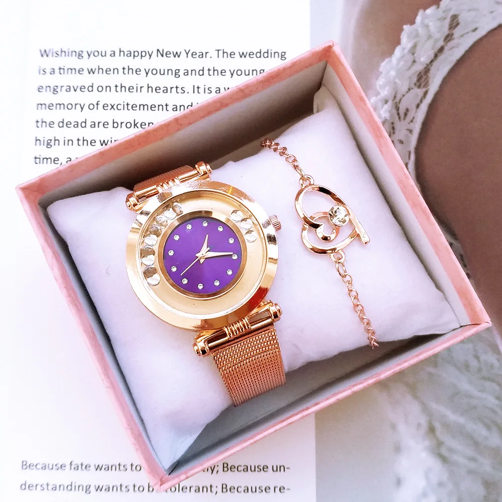 Luxury 2pcs Crystal Women Watch Bracelet Set Fashion Women's Quartz Wristwatch Bracelet Ladies Clock zegarek damski Reloj Mujer
Luxury 2pcs Crystal Women Watch Bracelet Set Fashion Women's Quartz Wristwatch Bracelet Ladies Clock zegarek damski Reloj Mujer