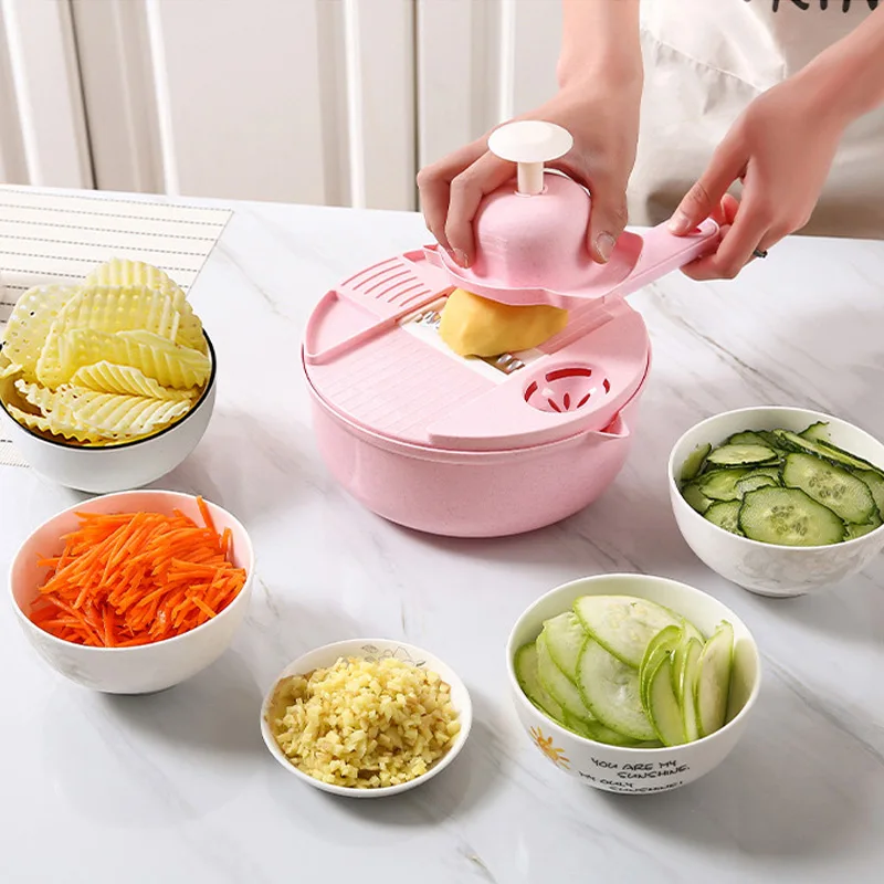 multifunctional vegetable cutter potato slicer cooking tools 12 in 1 grater gadgets grinding household kitchen accessories free global shipping