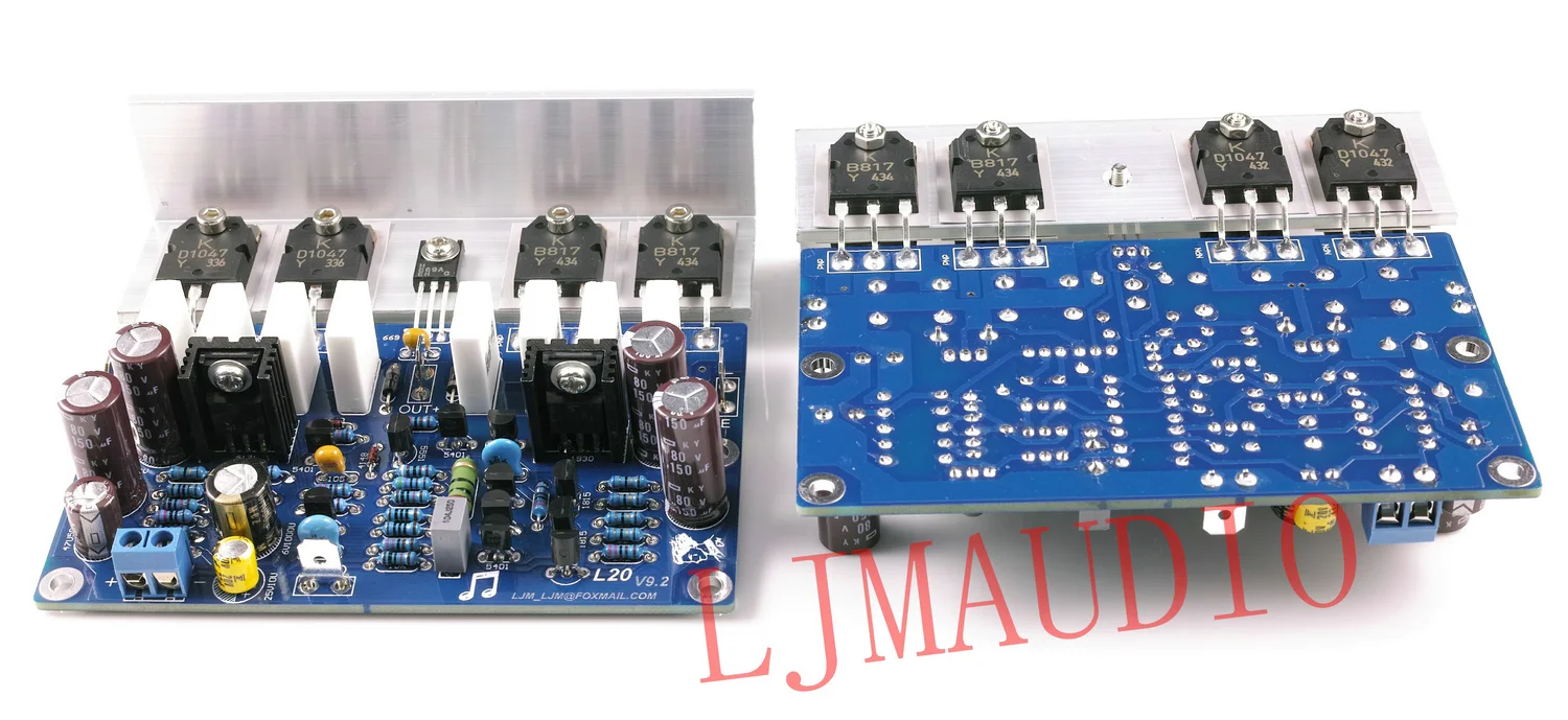 LJM L20 Плата усилителя мощности двухканальная две платы 200W8R V9.2 класс AB|Усилители