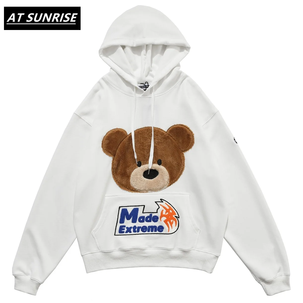 Мужская толстовка с капюшоном в стиле хип хоп|Мужские толстовки и свитшоты| |