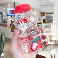 water bottle drinkware lovely childrens plastic bottle girl female student beauty personality net red plastic fashion cup