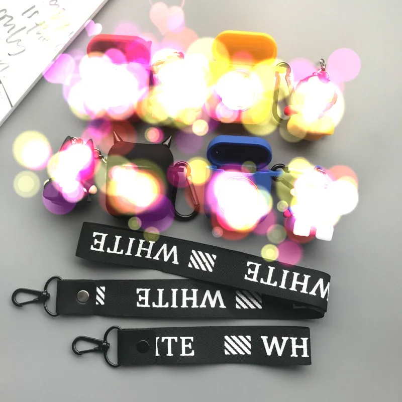 Роскошные модные Мультяшные аксессуары для наушников силиконовый чехол Airpods